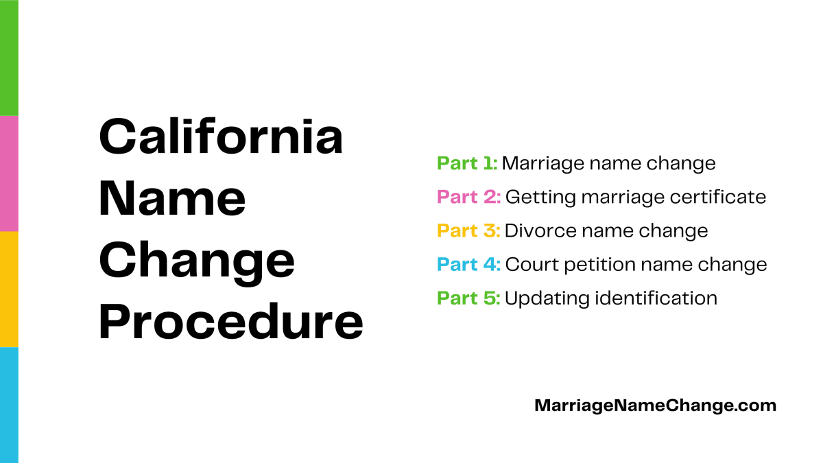 How Do I Change My Name After Divorce in California?