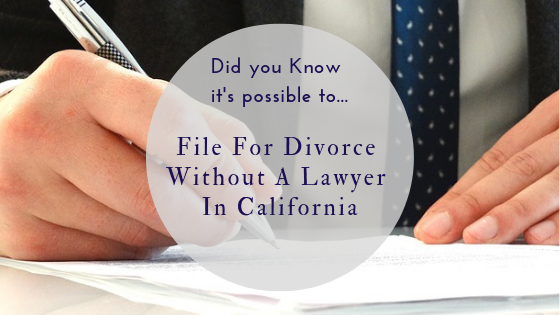 Can I File for Divorce Without an Attorney?